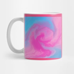 Cotton Candy Swirl Abstract Mug